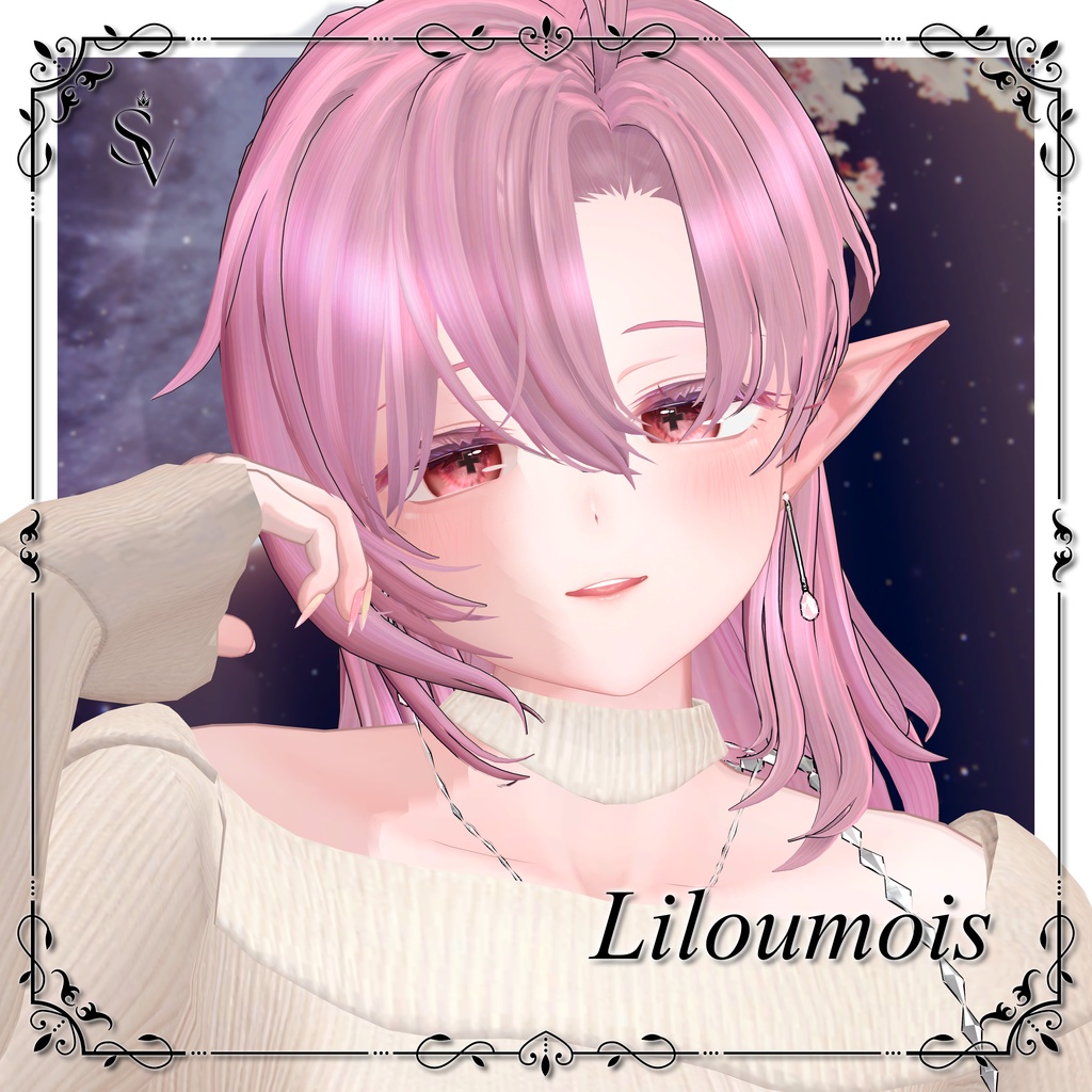 Noctis Halfup Hair 【14アバター対応】#SELVIA_jp