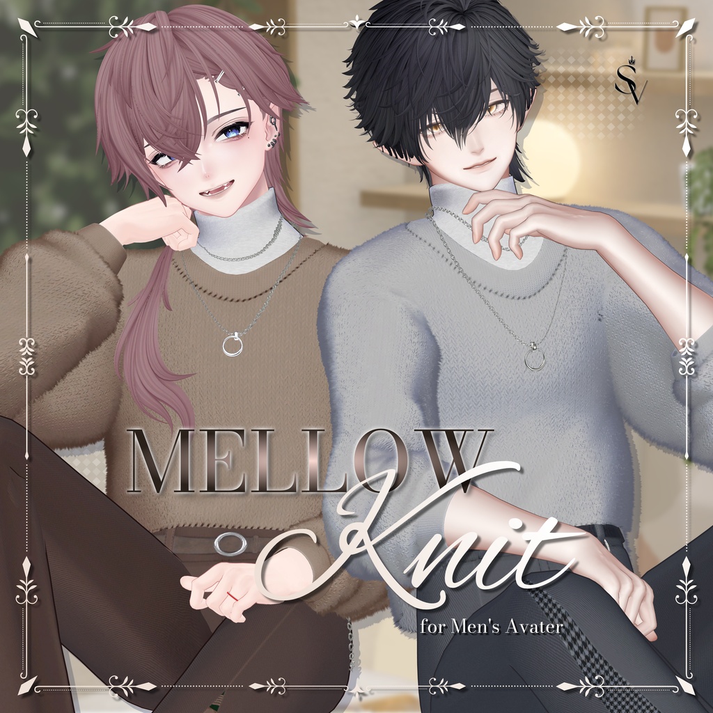 【24H限定特大セール🎉 】\\袖捲りギミック搭載// Mellow Knit🍂【5アバター対応】#SELVIA_jp