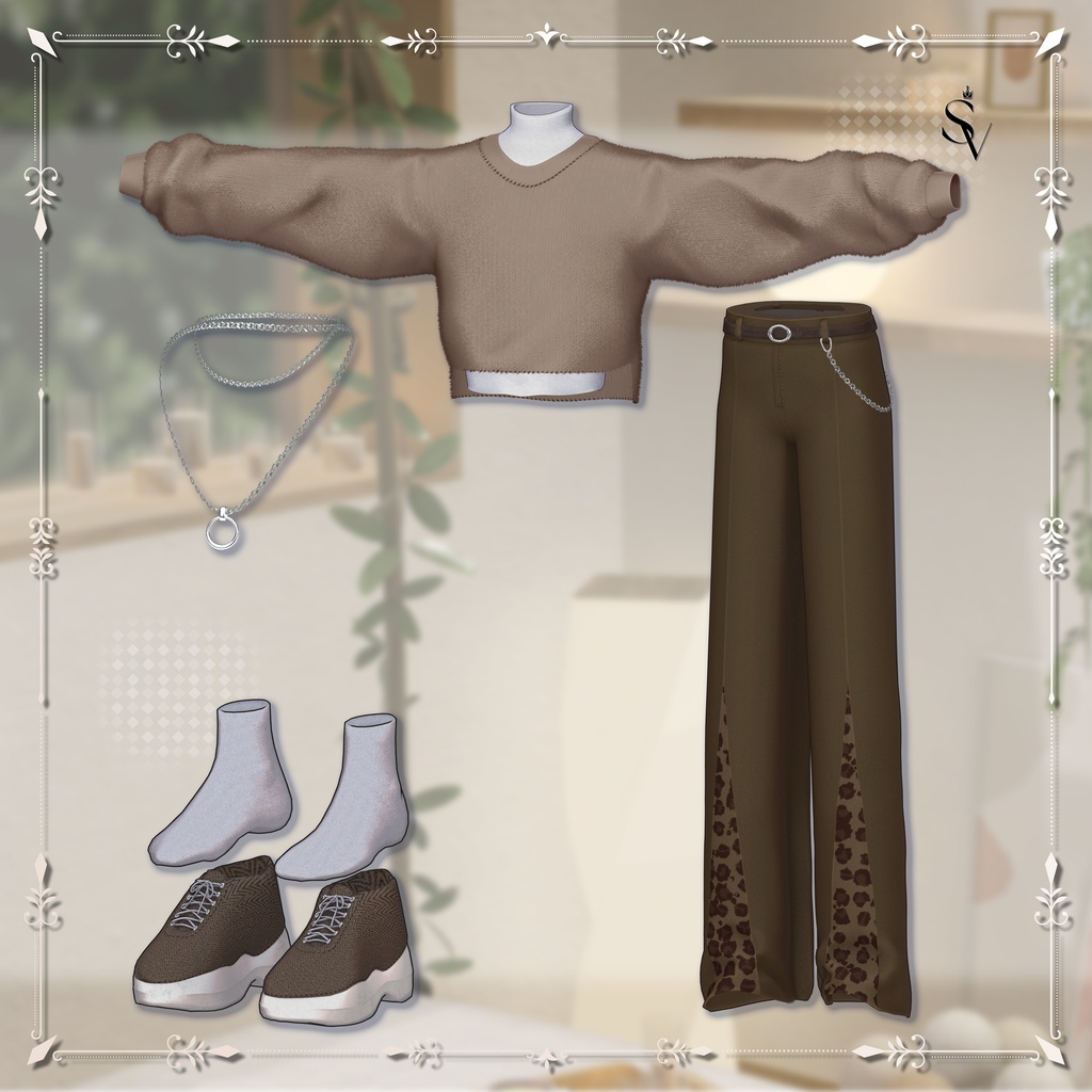 【24H限定特大セール🎉 】\\袖捲りギミック搭載// Mellow Knit🍂【5アバター対応】#SELVIA_jp