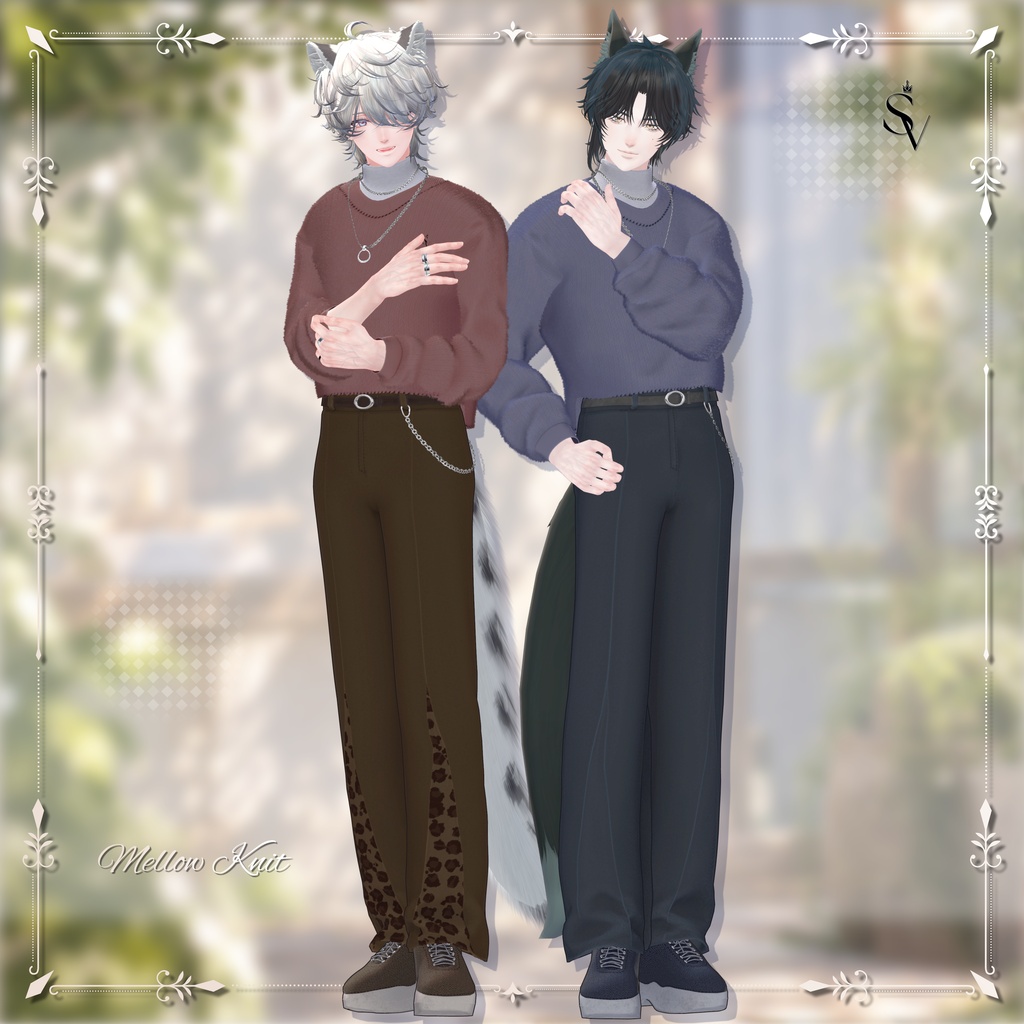 【24H限定特大セール🎉 】\\袖捲りギミック搭載// Mellow Knit🍂【5アバター対応】#SELVIA_jp