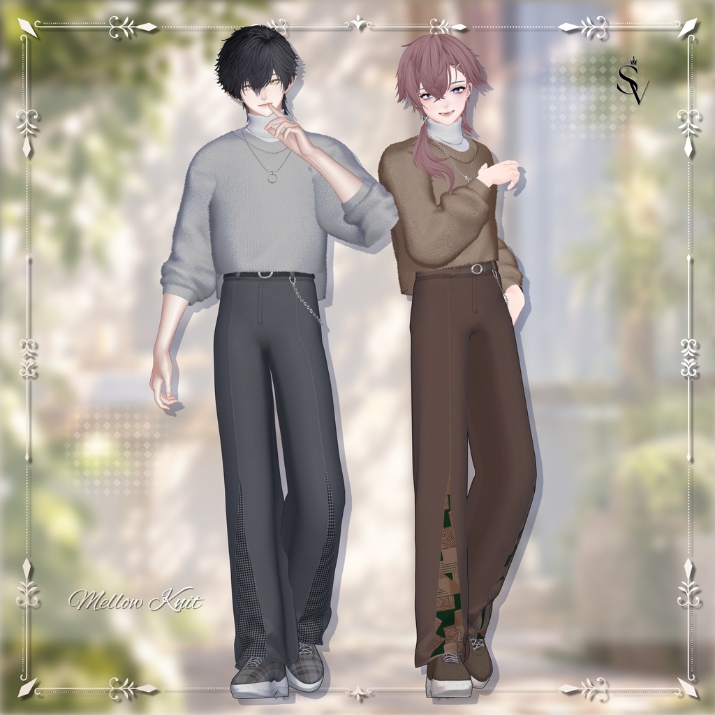 【24H限定特大セール🎉 】\\袖捲りギミック搭載// Mellow Knit🍂【5アバター対応】#SELVIA_jp