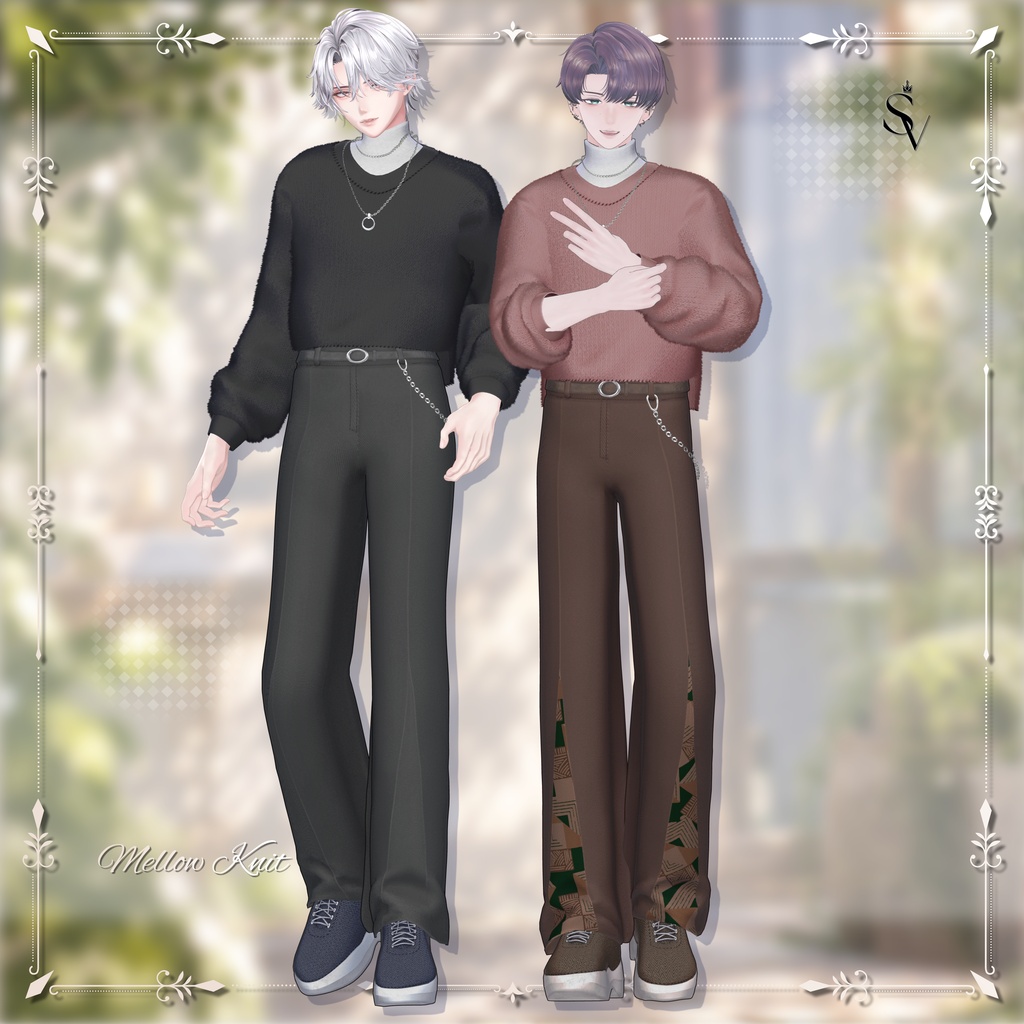 【24H限定特大セール🎉 】\\袖捲りギミック搭載// Mellow Knit🍂【5アバター対応】#SELVIA_jp