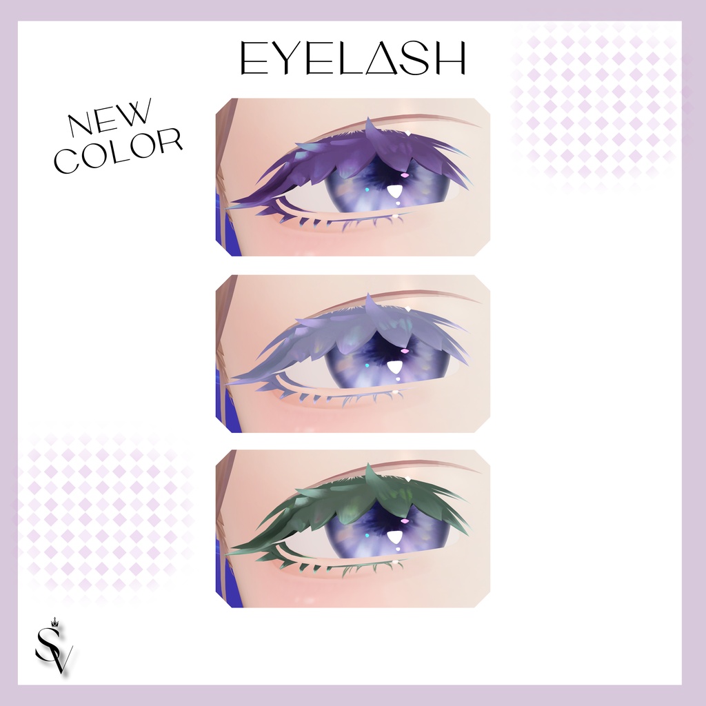 \\ new color追加 //【ミダリス専用】 Crystal Iris Makeup & Eye Texture #SELVIA_jp