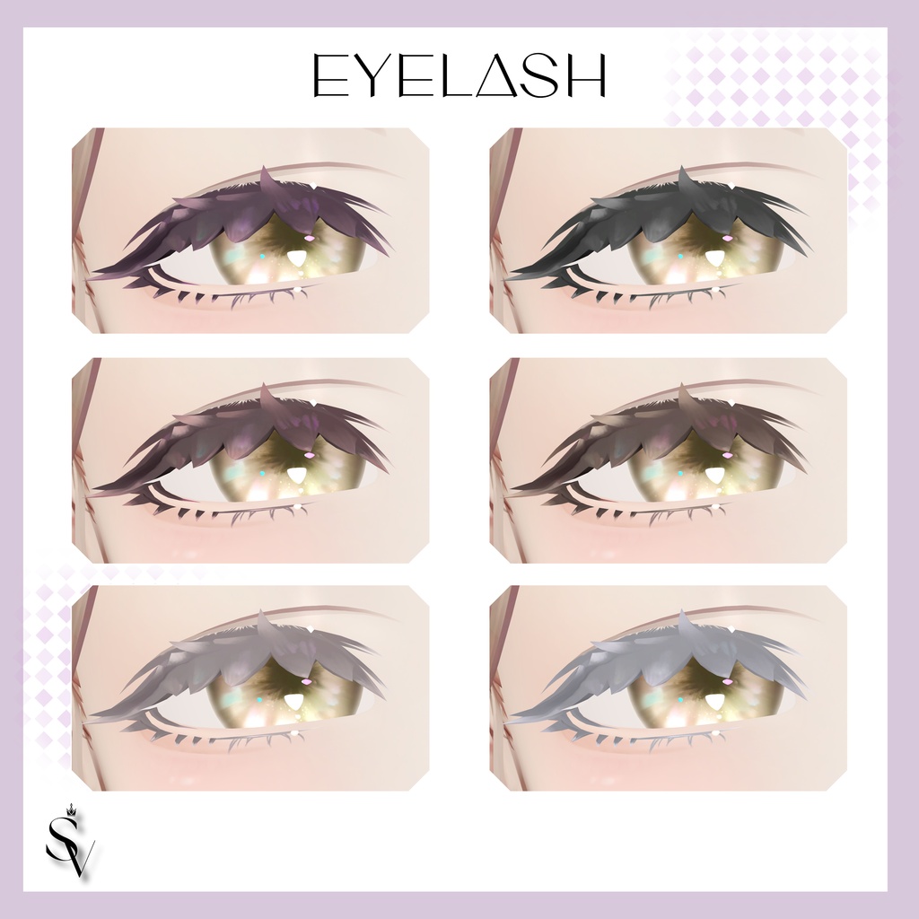 【ミダリス専用】 Crystal Iris Makeup & Eye Texture #SELVIA_jp