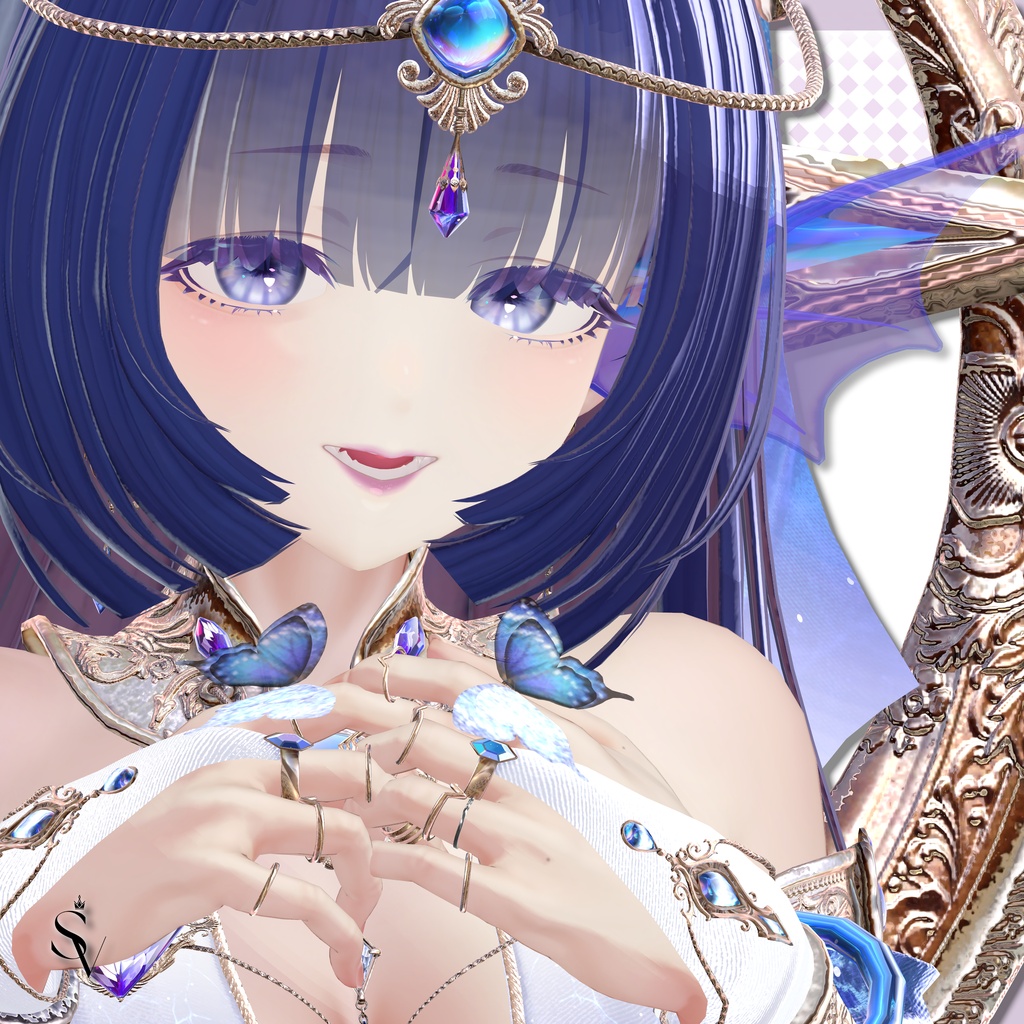 \\ new color追加 //【ミダリス専用】 Crystal Iris Makeup & Eye Texture #SELVIA_jp