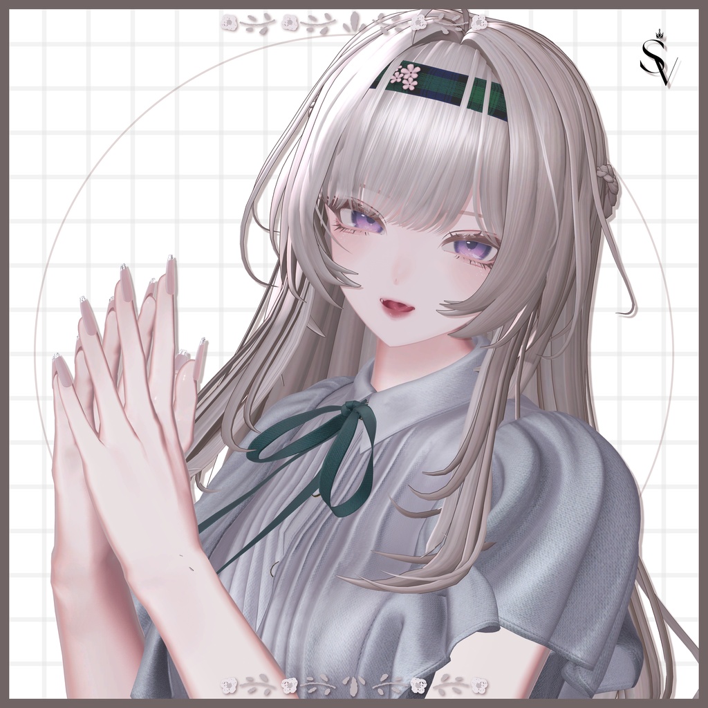《販売開始記念セール🎉》【無料版あり】Fleuria long Hair 【14アバター対応】#SELVIA_jp