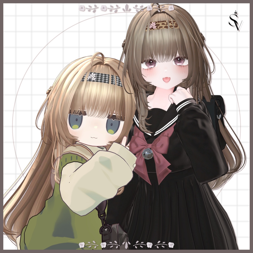《販売開始記念セール🎉》【無料版あり】Fleuria long Hair 【14アバター対応】#SELVIA_jp