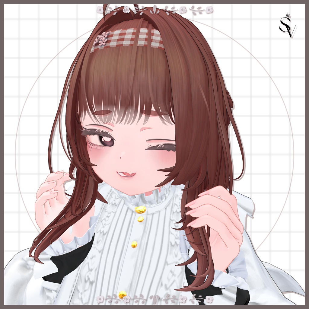 《販売開始記念セール🎉》【無料版あり】Fleuria long Hair 【14アバター対応】#SELVIA_jp