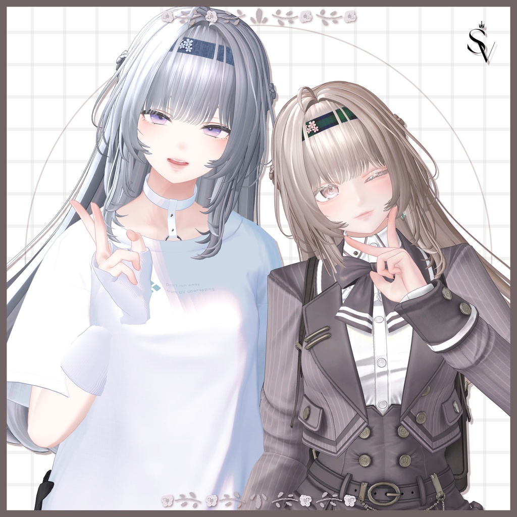 《販売開始記念セール🎉》【無料版あり】Fleuria long Hair 【14アバター対応】#SELVIA_jp