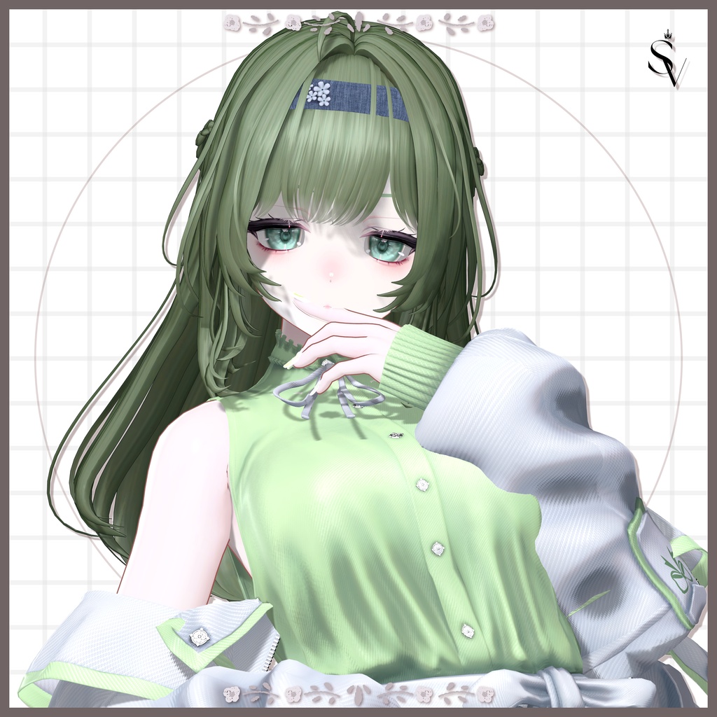 《販売開始記念セール🎉》【無料版あり】Fleuria long Hair 【14アバター対応】#SELVIA_jp