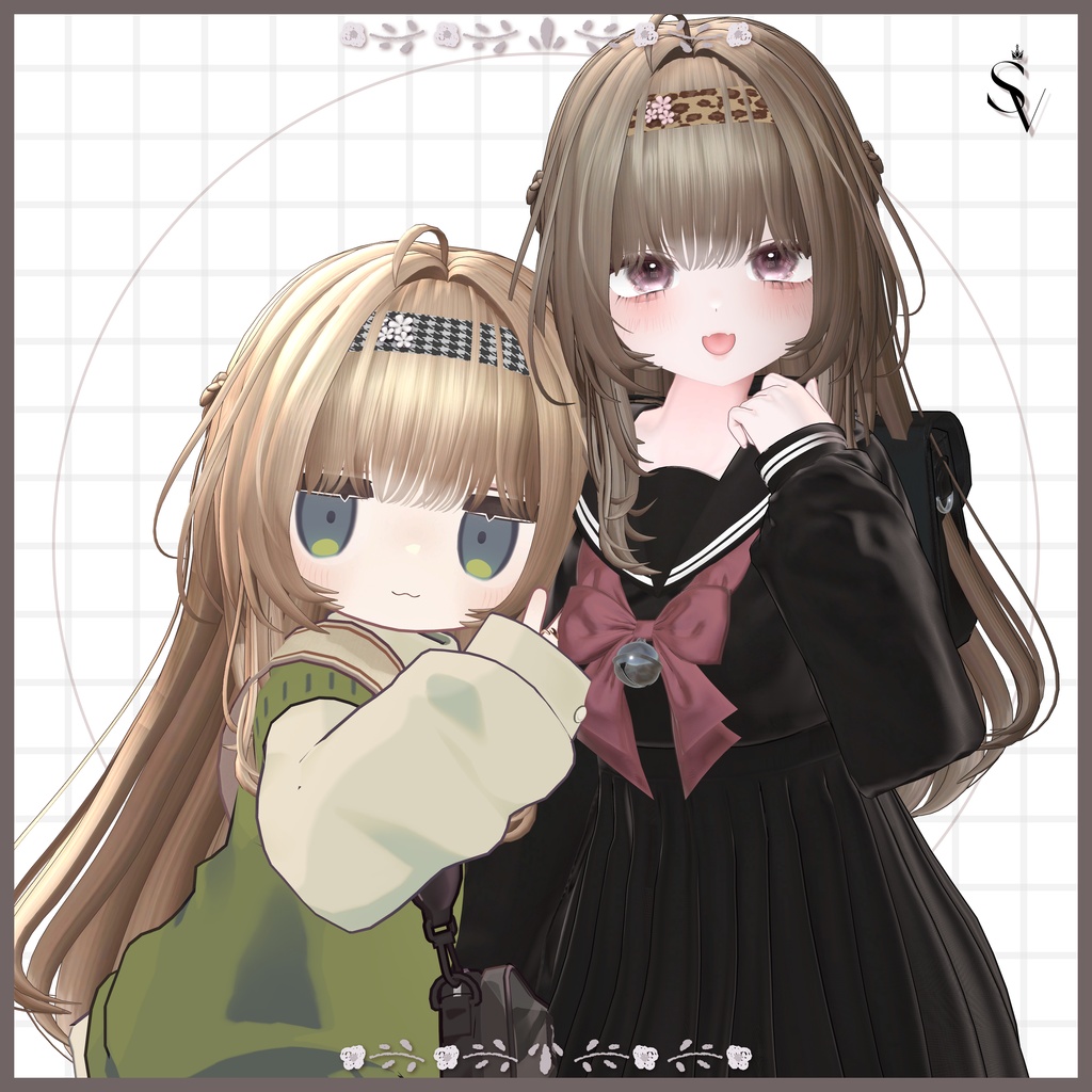 《販売開始記念セール🎉》【無料版あり】Fleuria long Hair 【14アバター対応】#SELVIA_jp