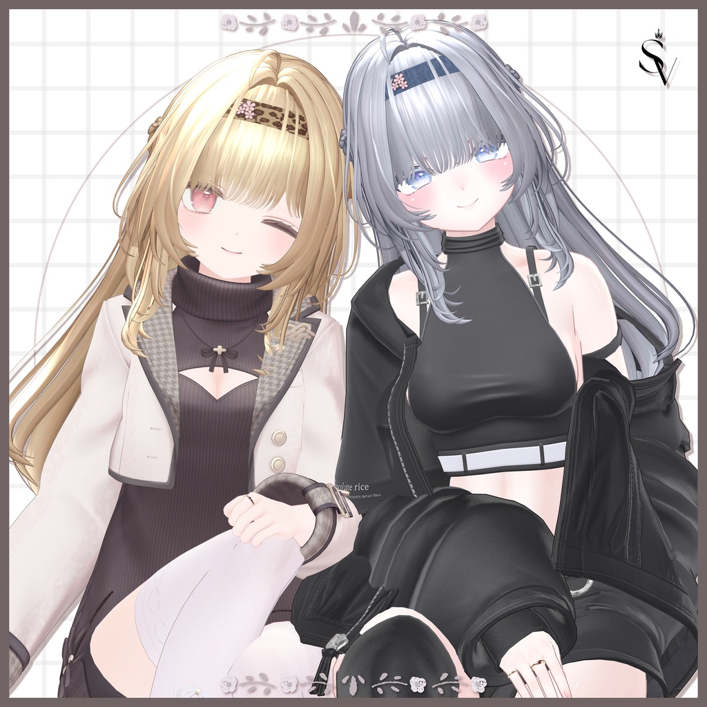 《販売開始記念セール🎉》【無料版あり】Fleuria long Hair 【14アバター対応】#SELVIA_jp