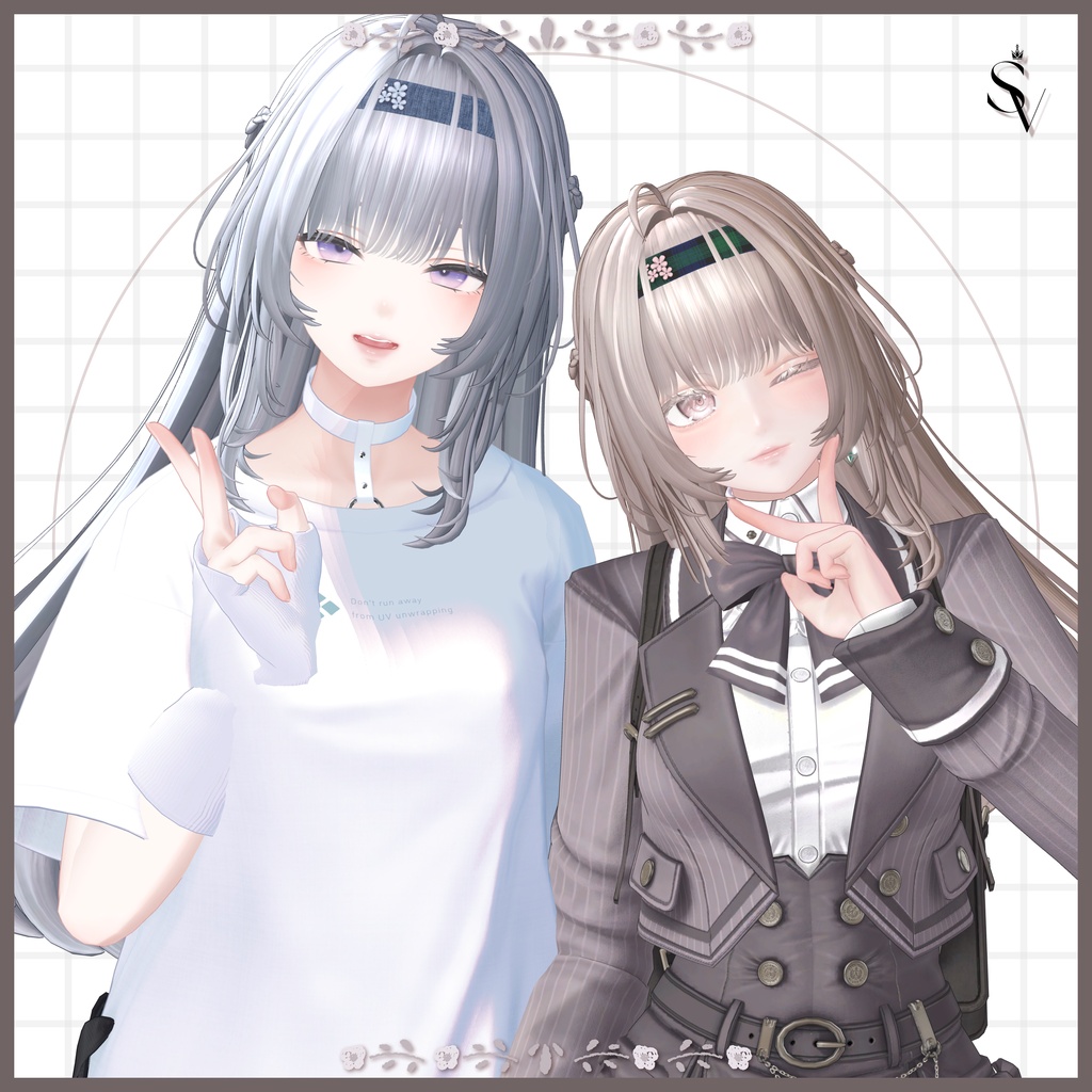 《販売開始記念セール🎉》【無料版あり】Fleuria long Hair 【14アバター対応】#SELVIA_jp