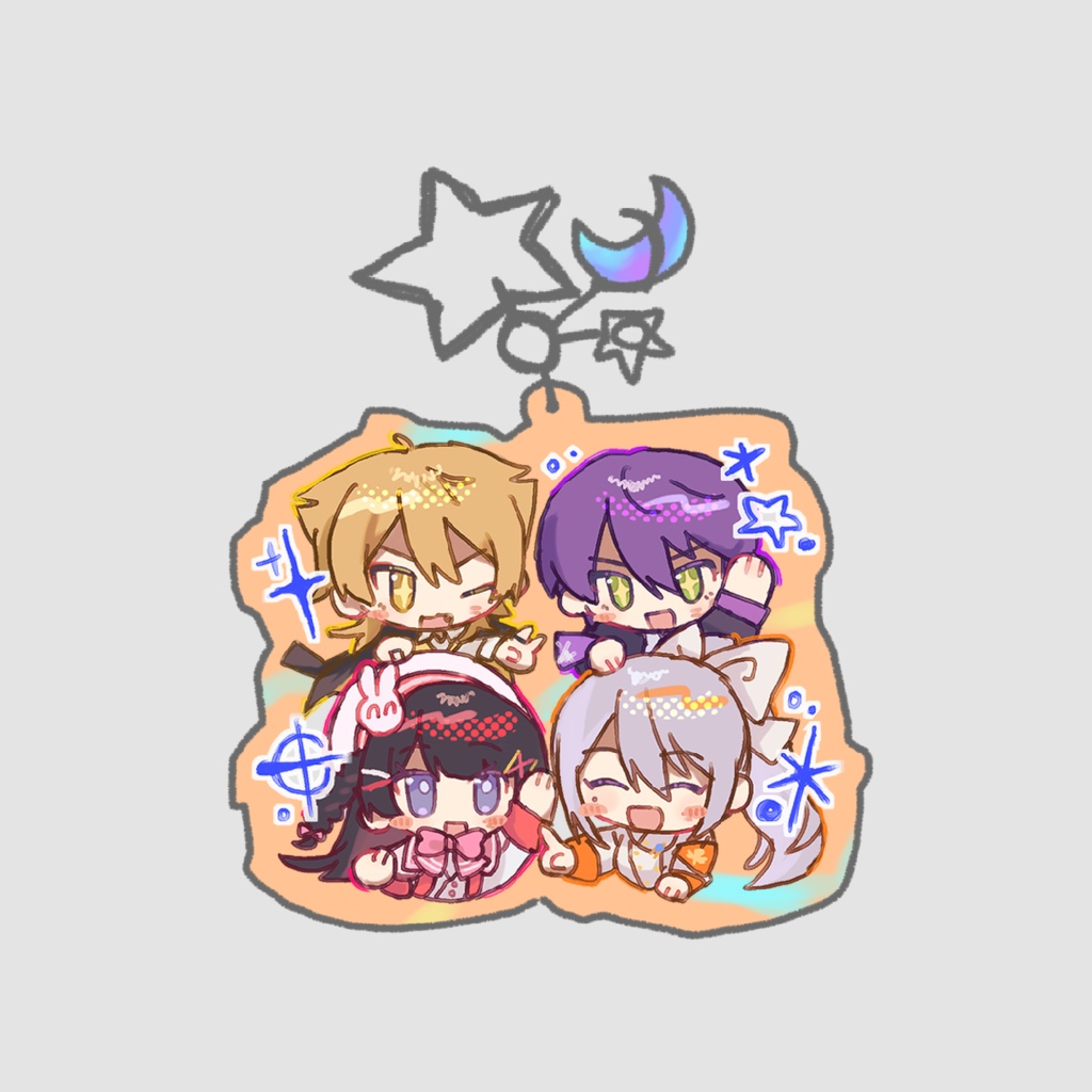 にっこり^^　アクリルキーホルダー
