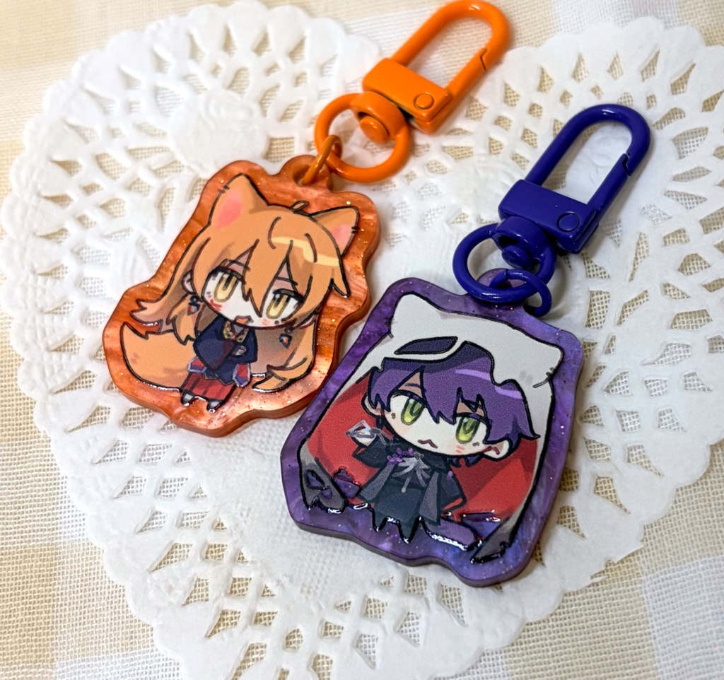 教祖服ねこバイト服 ミニアクリルキーホルダー