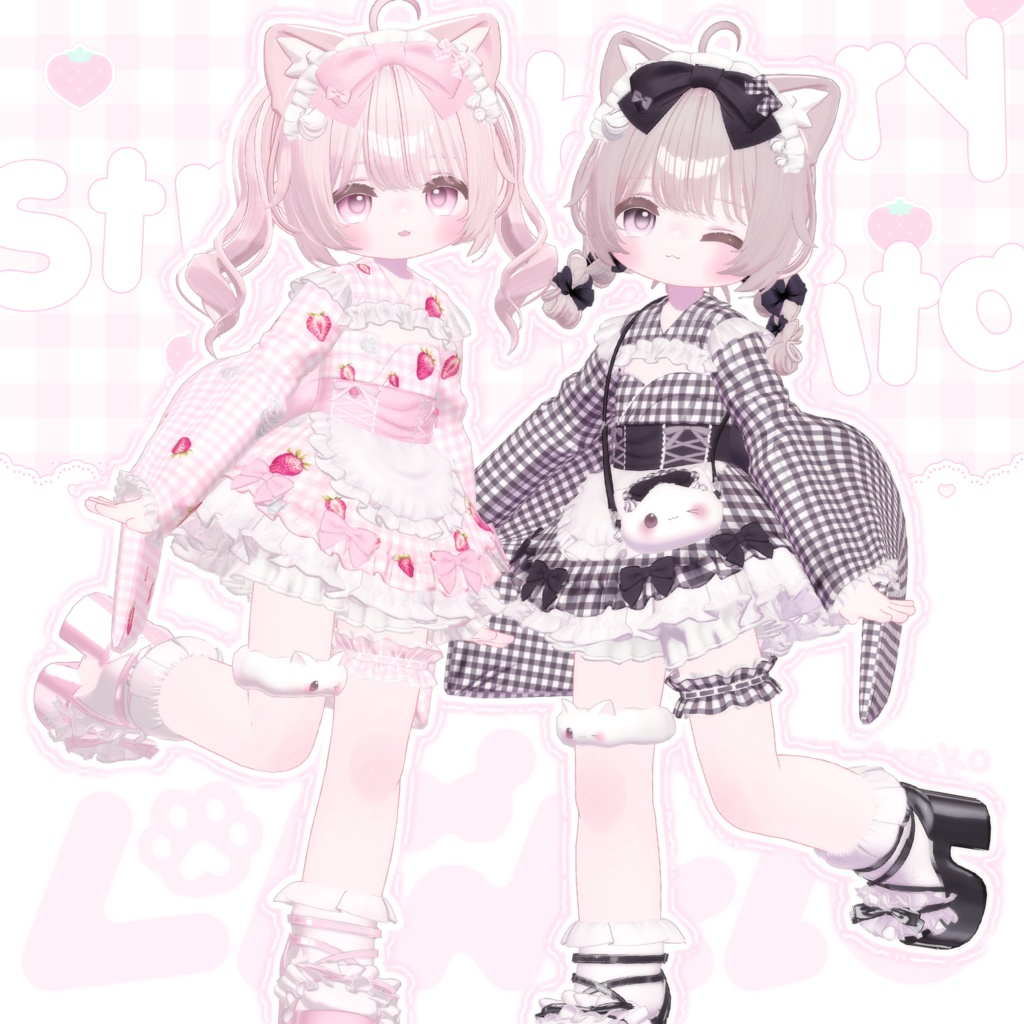 【12アバター対応】Strawberry Lolita♡