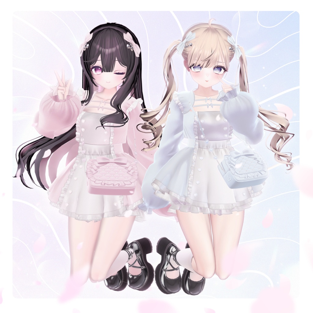 【9アバター対応】Heart French Girly♡