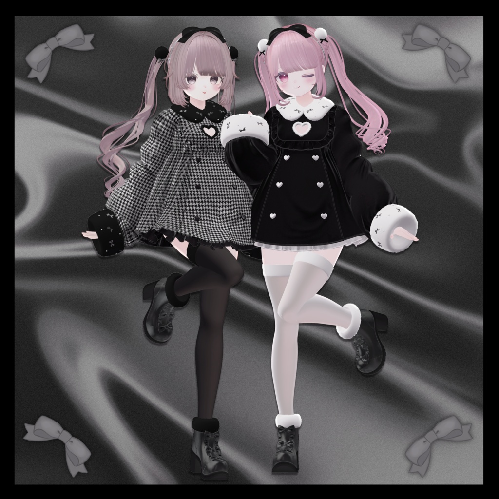 【6アバター対応】MOFU L♡VE FLARE COAT