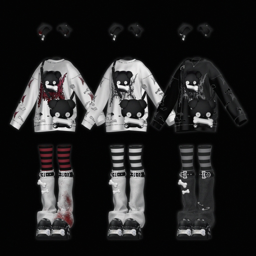 【10アバター対応】inuinubone【SALE】