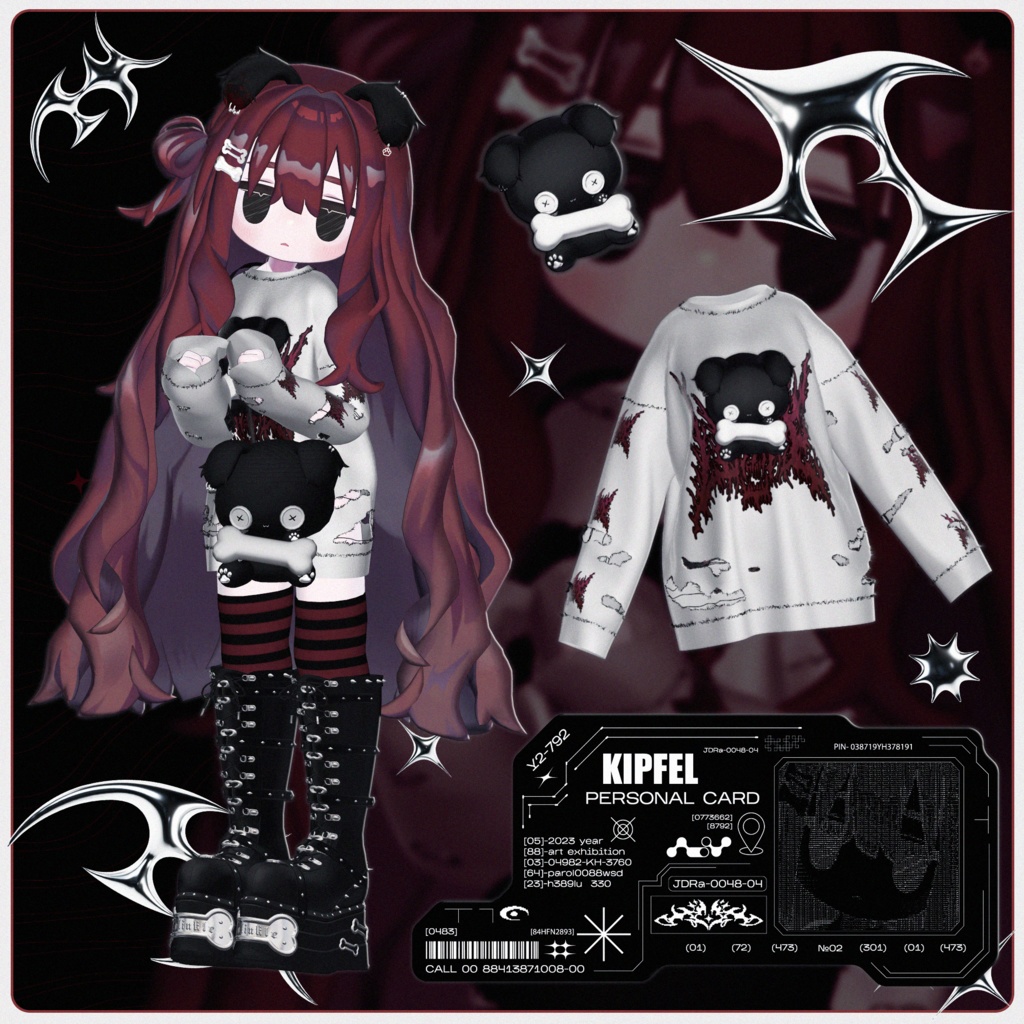 【10アバター対応】inuinubone【SALE】