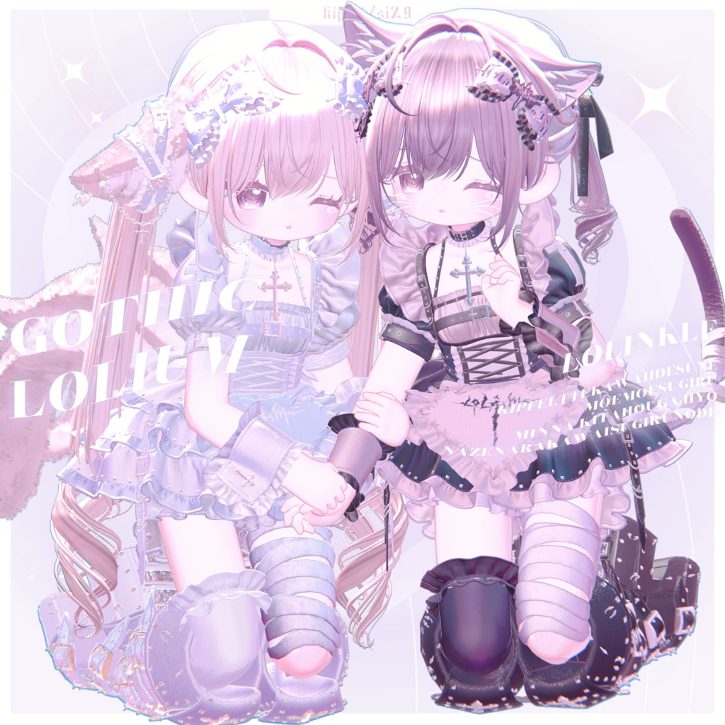 【12アバター対応】♰ GOTHIC LOLIUM ♰