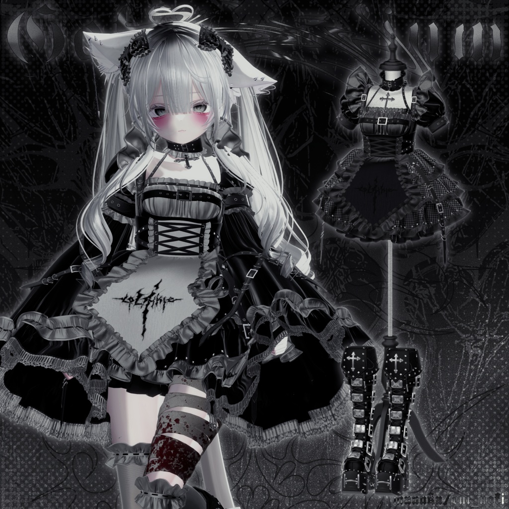 【12アバター対応】♰ GOTHIC LOLIUM ♰