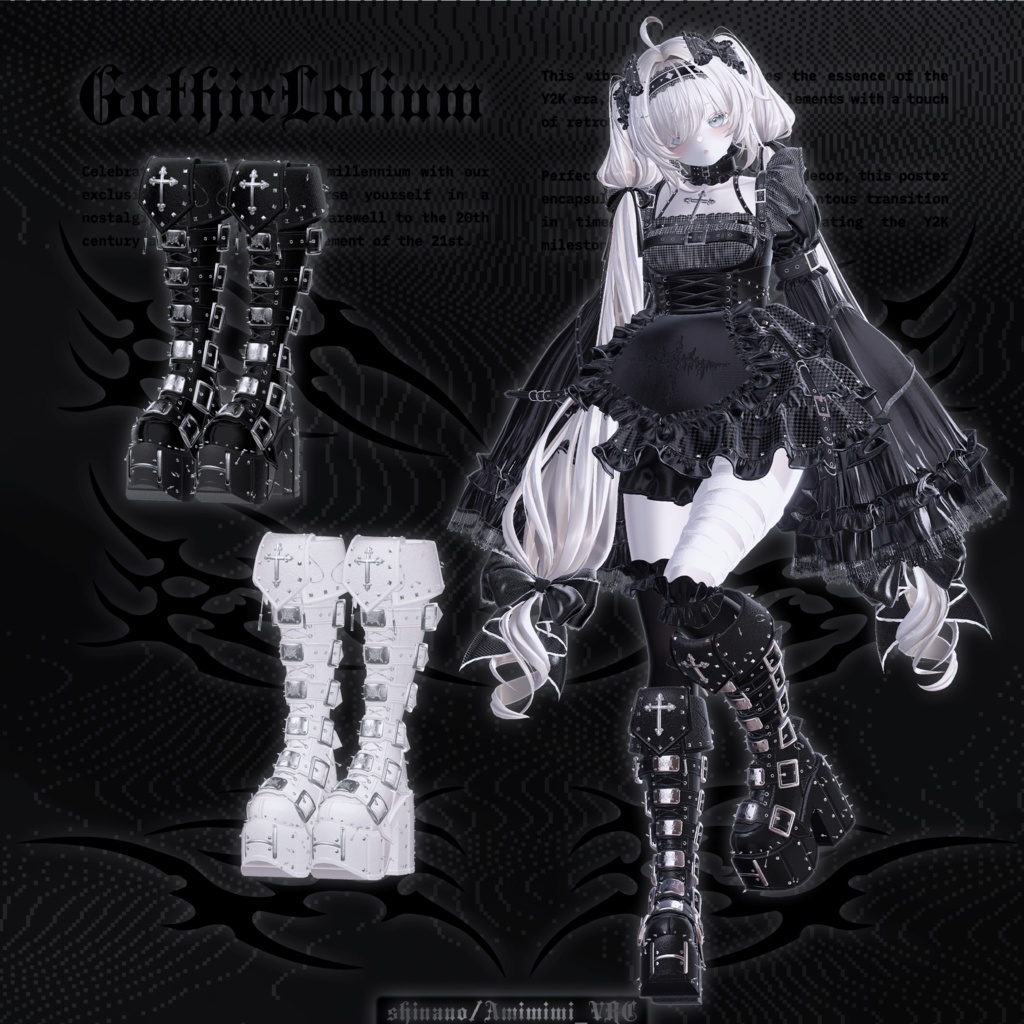【12アバター対応】♰ GOTHIC LOLIUM ♰