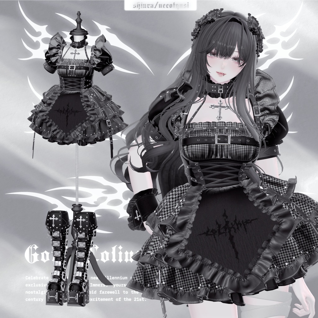 【12アバター対応】♰ GOTHIC LOLIUM ♰