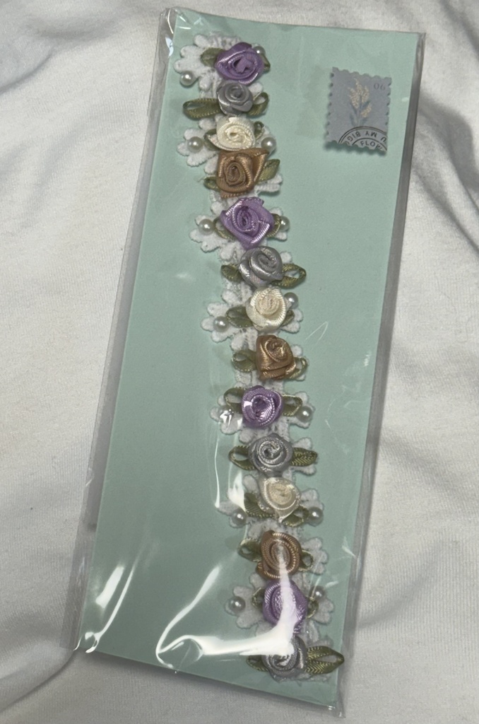 【ぬい用】花冠/紫(立体花)