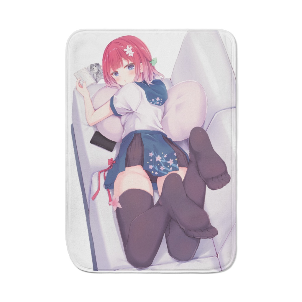 読書桃ブランケット