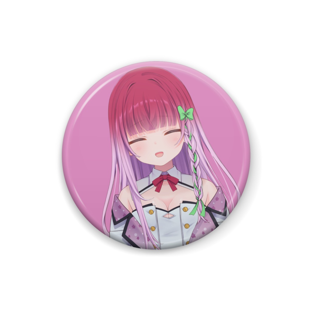 【新衣装・編み込み】缶バッジ笑顔ver
