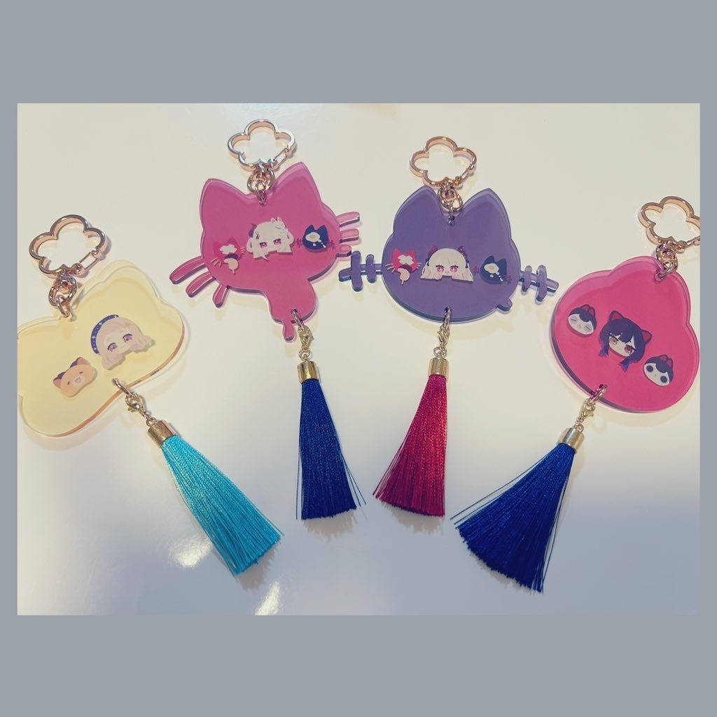 【非公式】マスコット型アクリルキーホルダー