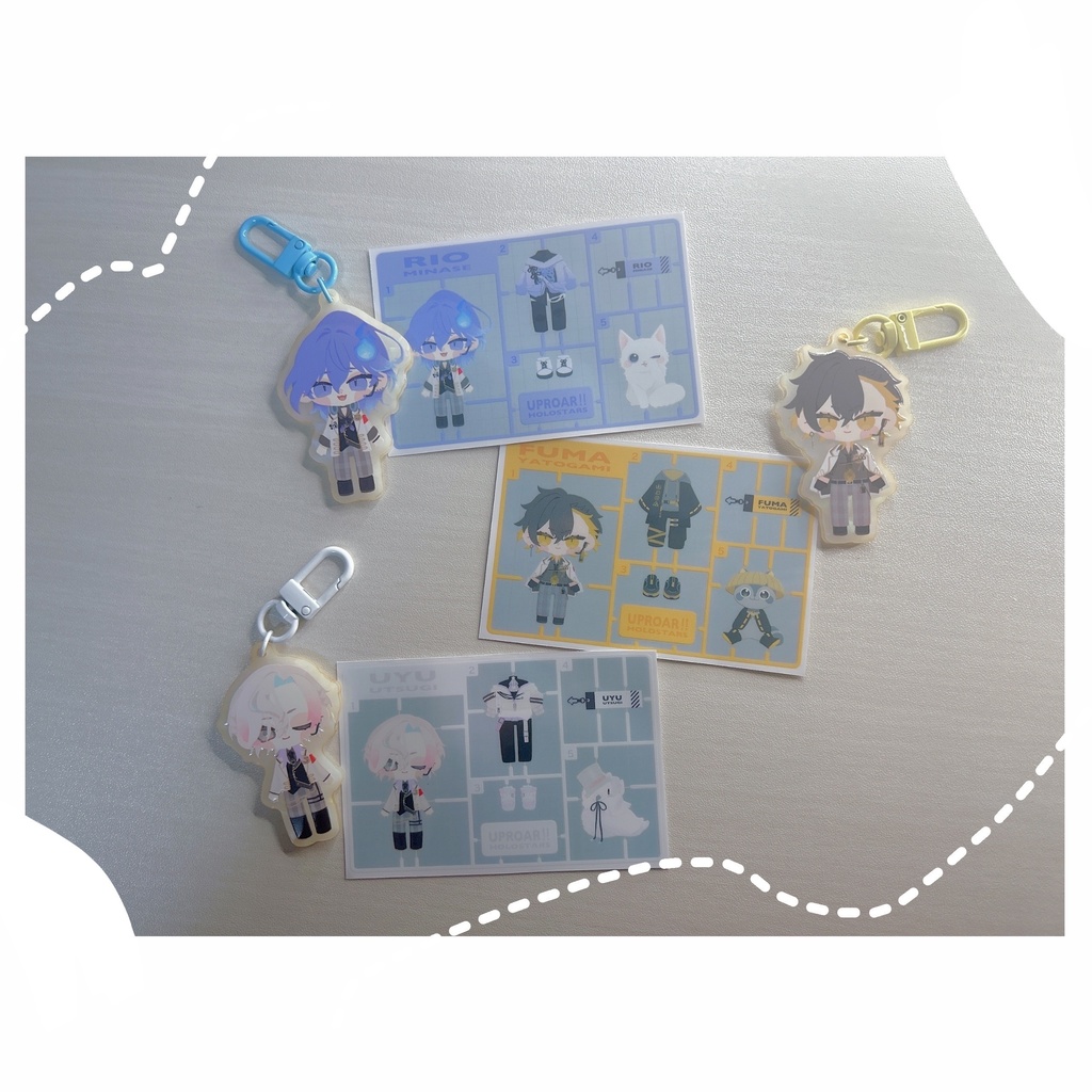 【非公式】UPROAR!! カミフェス!!!衣装アクリルキーホルダー