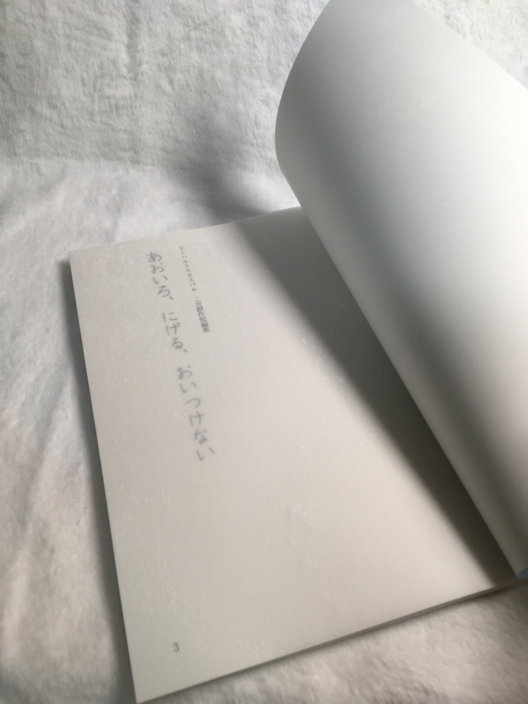 あおいろ、にげる、おいつけない【FE風花雪月/リンハルト×カスパル】