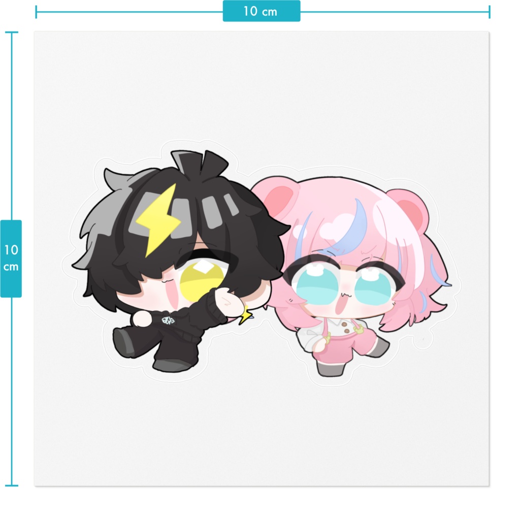 いもねこステッカー