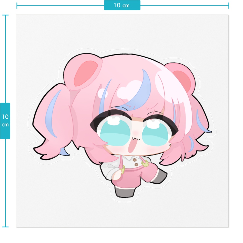 もちたろ。ステッカー