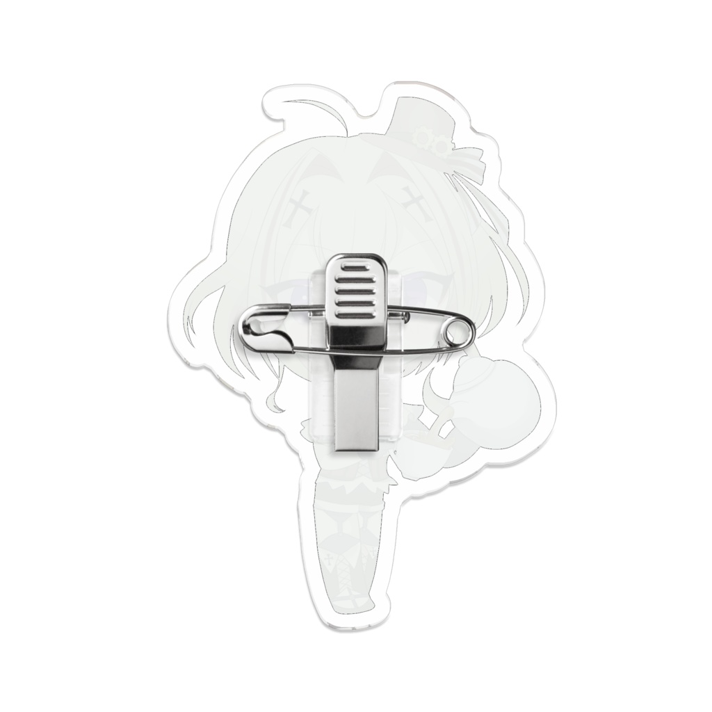 紅乃茶すのき アクリルバッジ中