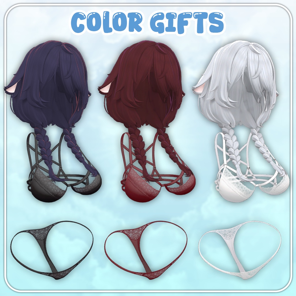 Euphorika 「ユーフォリカ」 Skintones 肌の色 + Free Color Swaps