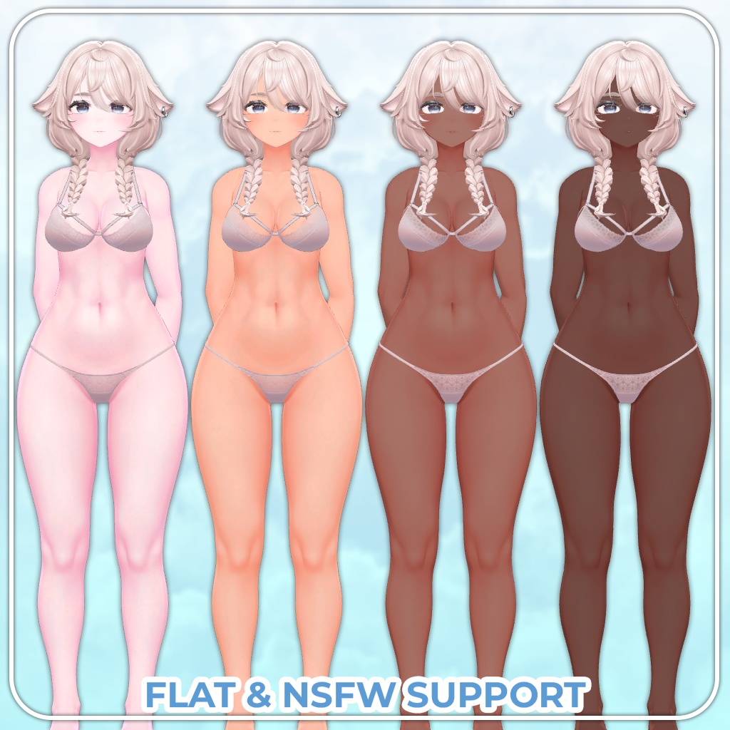 Euphorika 「ユーフォリカ」 Skintones 肌の色 + Free Color Swaps