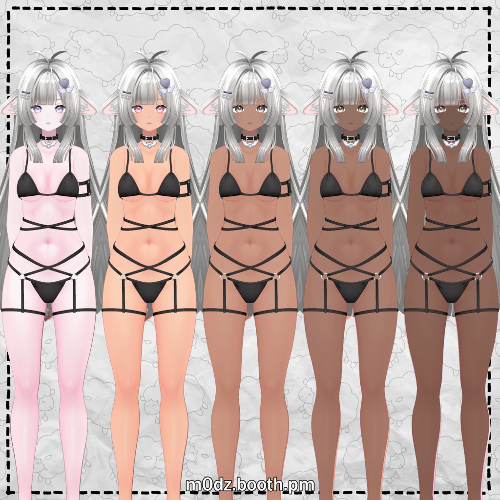 「デイジー」 Daisy Skin Tones 肌の色