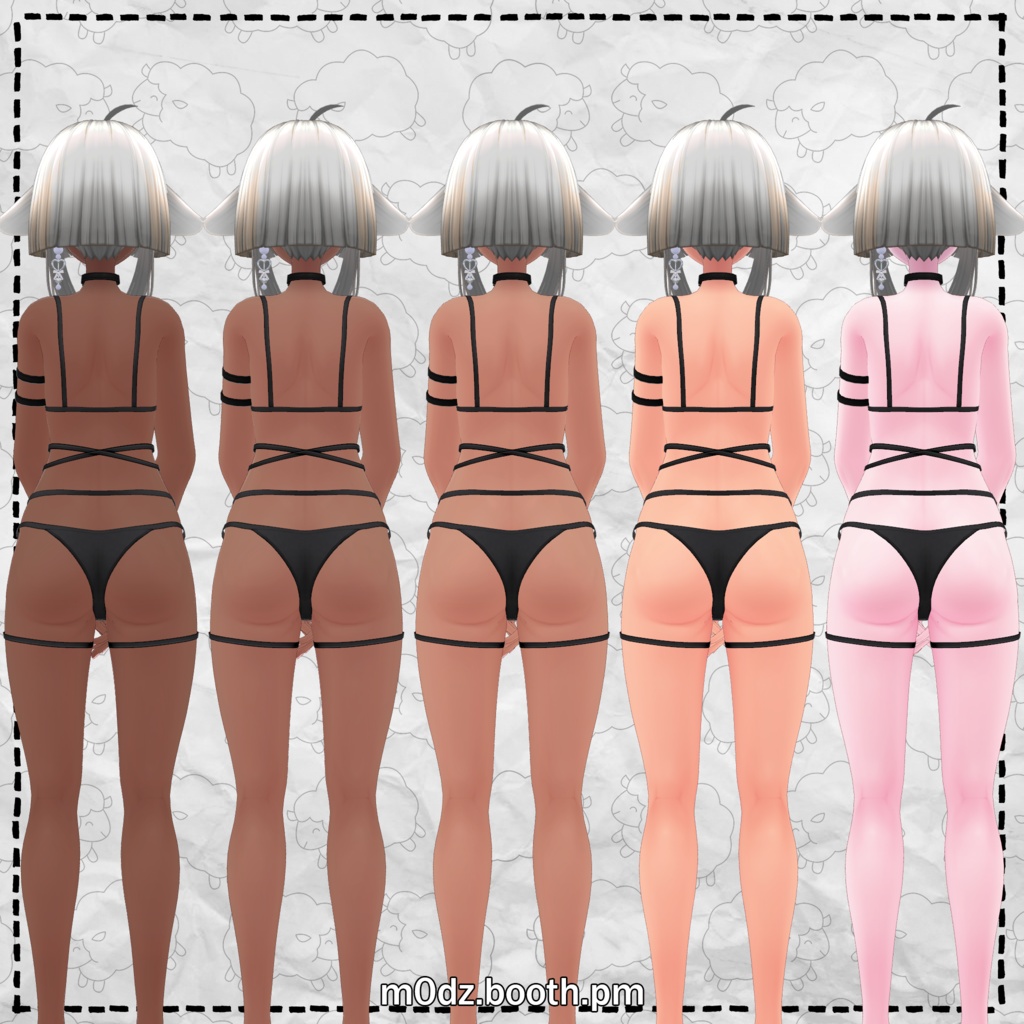 「デイジー」 Daisy Skin Tones 肌の色