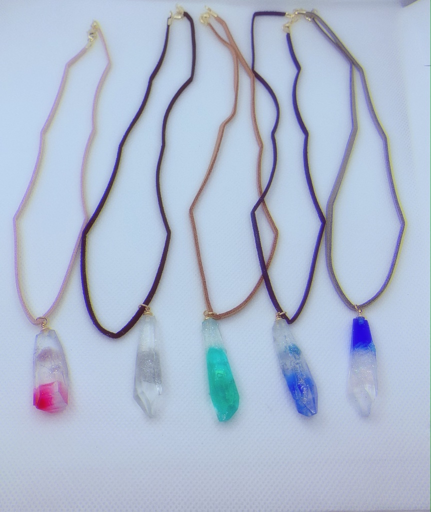 あなただけの為に作ります。キラキラレジンクリスタルペンダント