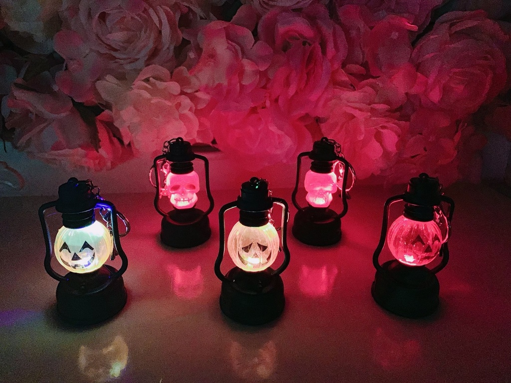 光るハロウィン魔法のランプホルダー✨🌈👻🎃