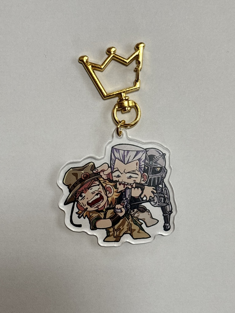 ホルポルバチボコ喧嘩アクキー
