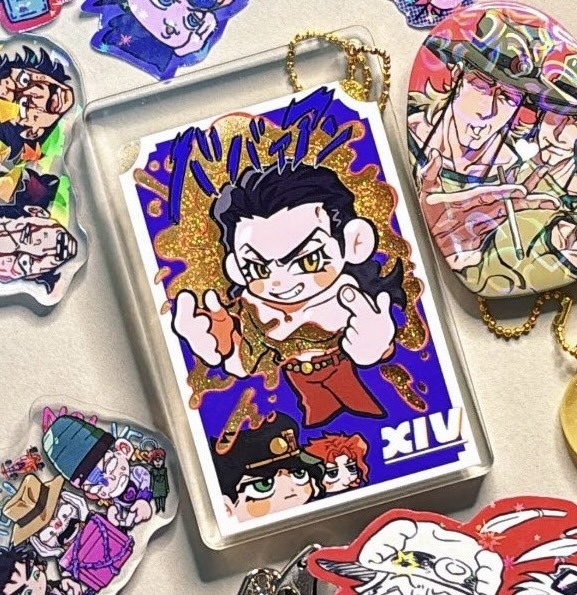 ラバーソール の流れるグリッターアクキー