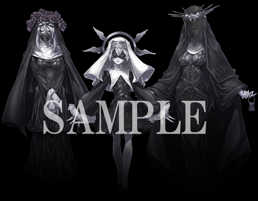 イラスト素材集-黒の崇拝-