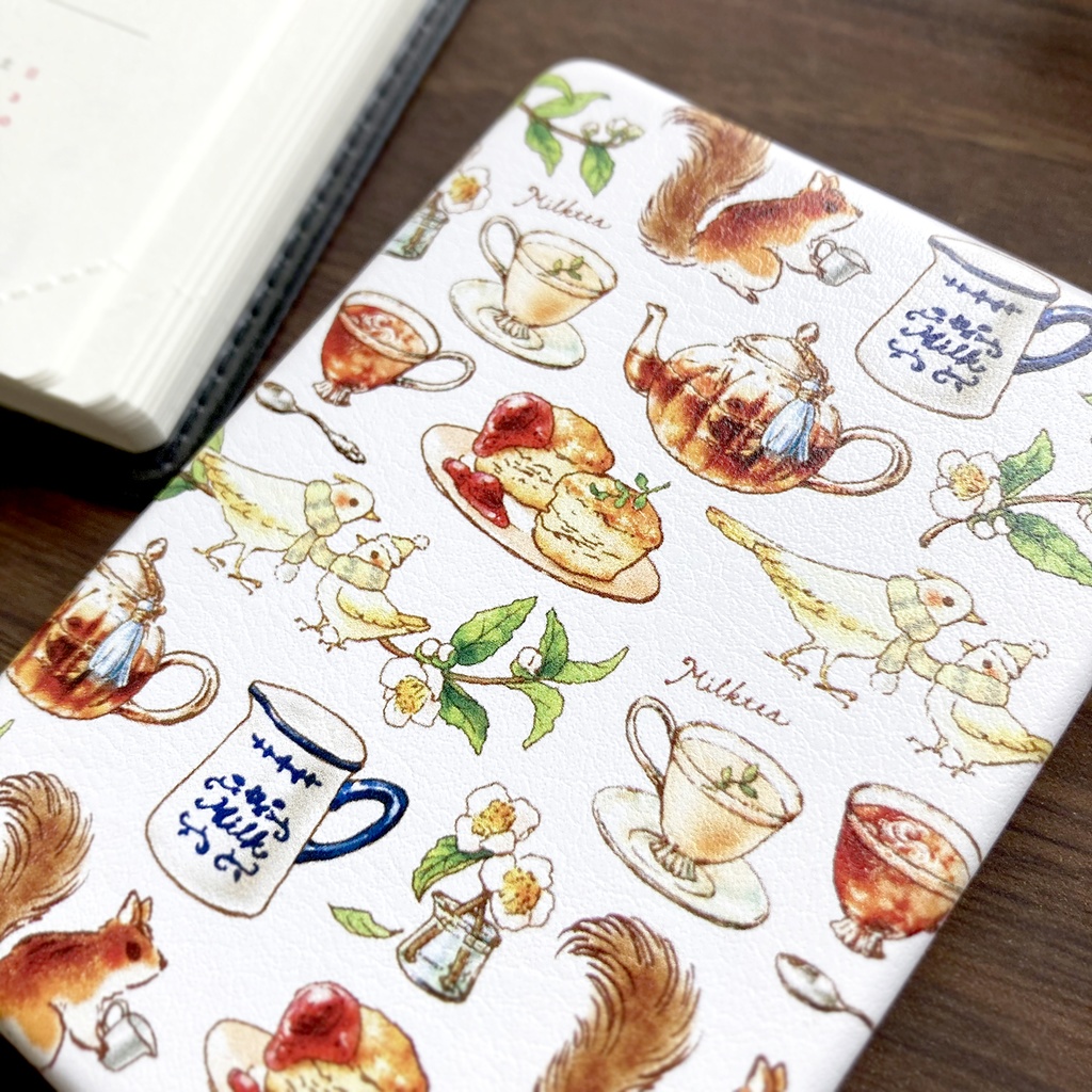 Milktea mirror|ミルクティーのコンパクトミラー