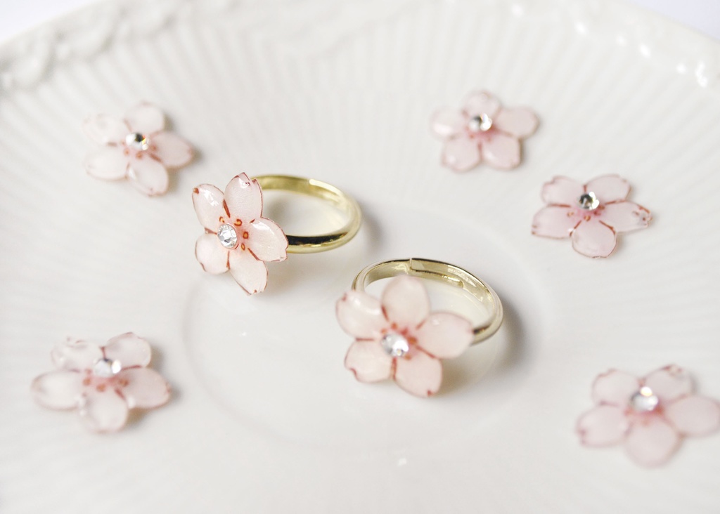 Sakura ring【桜の花のリング＊指輪＊春＊入学】