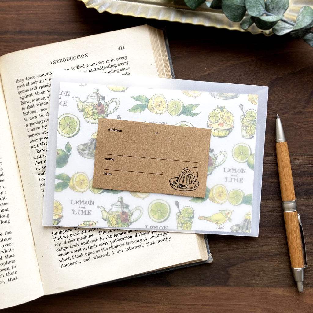 Letterset "Lemon&Lime"|レモンライムレターセット*夏*フルーツ