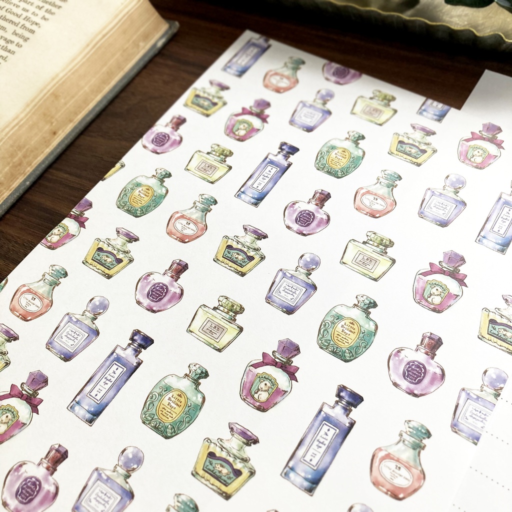 Letterset Perfume Bottles オシャレな香水瓶レターセット Little Brilliant Days Booth